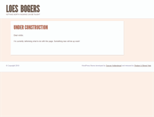 Tablet Screenshot of loesbogers.com